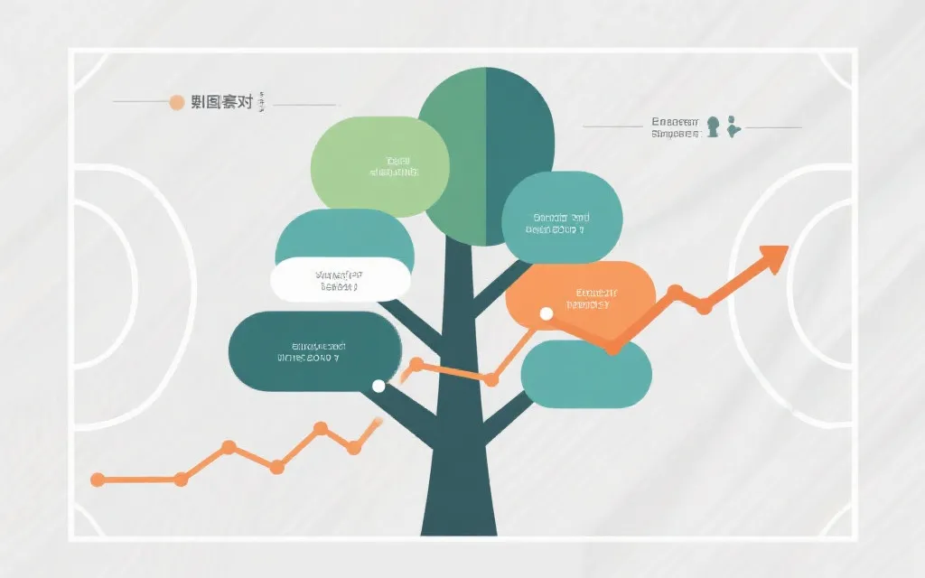 世界杯淘汰赛对阵路径与概率推演的视觉化示意